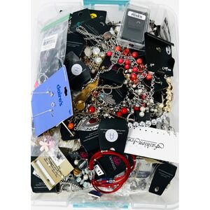 Mystery Jewelry Assorted New Necklace, Bracelet, Earring Lot of 8Lbs Wearable